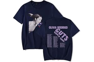 RESPETO Olivia Rodrigo Bedrucktes Baumwoll-T-Shirt, Herren-Damen-Erwachsenen-T-Shirt, Lustiges T-Shirt, Hip-Hop-Straßen-T-Shirt, Sommer-Paar-T-Shirt, XS-3XL