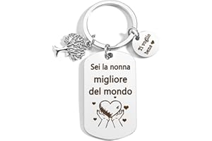 BOMEON Festa Della Mamma Portachiavi - Idee Regalo per Donna e Mamma Compleanno - Regali Originali