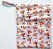 Wet Dry Bag Baby Cloth Diaper Nappy Bag Reusable with Two Zippered Pockets (Fox)