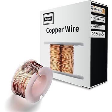 Barra Bus In Rame Stagnato 14 AWG – Filo Tondo 25 Piedi, Copper Wire USA