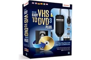 Corel Roxio Easy VHS to DVD 3 Plus, Conversor de vídeo, Entrega por correo