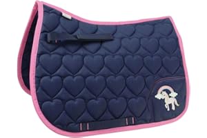 SHOREFIELDS Little Rider Little Unicorn Schabracke in Small Pony / Navy-Pink