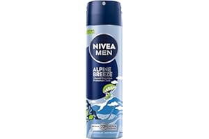 ‎NIVEA MEN NIVEA MEN Alpine Breeze Artist Edition Deo Spray, Deodorant für 72h Anti-Transpirant-Schutz gegen Schweiß und Geruch, Deospray mit erfrischendem Duft (150 ml)