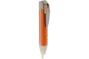 LIFEDOM Zenitech - Testeur de Courant Électrique sans Contact - Alimentation 2 Piles 1,5V - Outil Précis pour Circuits Électriques et Sécurité - Compact et Léger - Orange