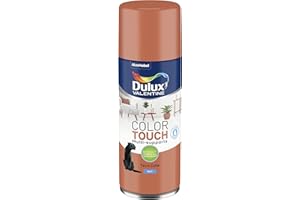 Dulux Valentine Peinture Intérieure et Extérieure Aérosol Color Touch - Pour bois, plastique, PVC, carton, papier - Terre Cuite Mat - 400ml