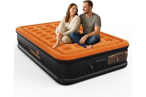 Luxchoice Cama de Aire Colchón de Aire Autoinflable con Bomba Eléctrica Cama de Invitados Premium Colchón Inflable para Camping o Uso Doméstico