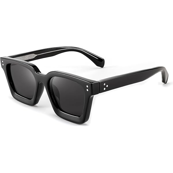 Eylrim Thick Frame Square Sunglasses Sun Glasses Men EYLRIM Chunky