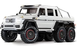 Traxxas Mercedes AMG G63 6x6 Brushed 1:10 Auto RC électrique Crawler 4 Roues motrices (6WD) prêt à fonctionner (RTR) 2,