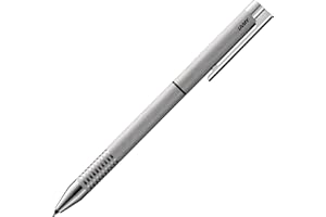Lamy Logo Brushed Twin Pen – ponadczasowy długopis wielofunkcyjny - ołówek mechaniczny i długopis z eleganckiej stali nierdzewnej - w tym wkład kulkowy M 21 czarny i cienki wkład M 41 (0,5 mm)