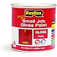 RUSTINS Small Job Gloss Paint Poppy 250ml