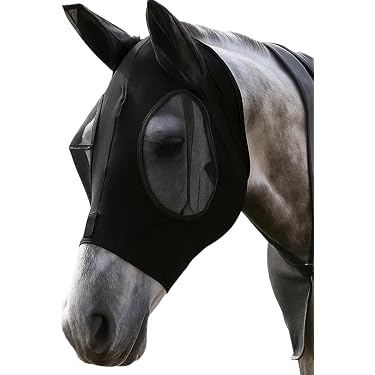 Maschera per la testa del cavallo in un pezzo con copertura