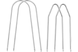 PRASACCO Narzędzie do odblokowywania radia samochodowego, 4 sztuki, narzędzie do demontażu radia samochodowego w kształcie litery U + stal szlachetna w kształcie litery V, klucz do odblokowywania radia