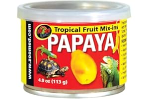 Zoo Med Tropical Fruit Mix-Ins Papaya Nourriture pour Reptile/Amphibien 95 g