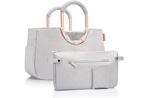 reisenthel loopshopper M – Stabile Tasche mit praktischen Fächern aus recycelten PET-Flaschen – Eleganz beim Einkaufen, viel Funktion inklusive!