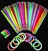 Produktbild tankerstreet 100 Pack Premium Glow Sticks Tube mit Stecker Glow Halsketten Gläser Triple Armbänder Stirnband Ohrringe Blumen Ball Light Up Toys gemischt Farben Party Supplies Dekorationen Gastgeschenken