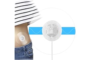 QaZanteiar 40 piezas parches insulina Transparente/Impermeable/Hipoalergénico Parche medtronic guardian compatible con la mayoría de insulinas dura 3-6 días Apertura central Compatible insulina