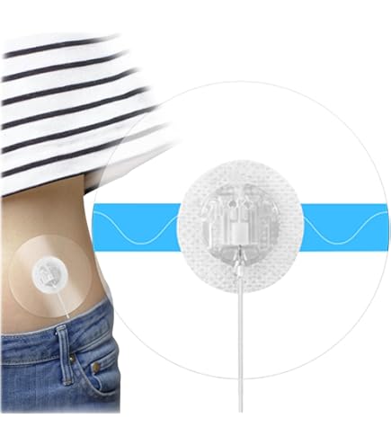 40 Cerotti per Sensore Medtronic Guardian 4, autoadesivi, impermeabili e delicati sulla pelle, Esterno 100 x 80mm, Cerotti Sensore Guardian 3 4 Cerotti per il diabete Forza adesiva a 7 giorni