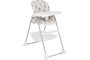 Graco SnackEase, chaise haute à pliage rapide, de 6 mois à environ 3 ans (max. 15 kg), léger, lavable, pliage rapide d'une seule main, multicolore, Up & Away