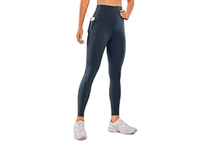 CRZ YOGA Women's Butterluxe Gym Leggings 25'' / 28'' - High Waisted Workout Leggings with Pockets Buttery Soft Yoga Leggings