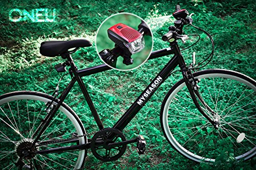 ONEU Fahrrad Licht , Cree LED Smart Fahrradbeleuchtung USB Wiederaufladbare Frontlicht Starke Wasserdicht Kontrollleuchte Deutschland Stvzo Standard - 2