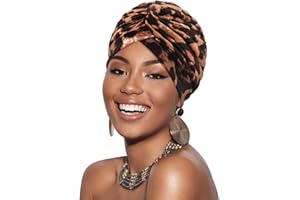 DRESHOW Chapeaux d'hiver pour Femmes Balaclava Knit Beanie Skull Cap avec Cordon de Serrage Chapeau écharpe à Capuche