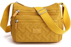 Simcat Shoulder Bags - Nylon Crossbody Bags for Women Multi Pockets Waterproof Shoulder Bags Suit for Girls Women Men Shopping Hiking