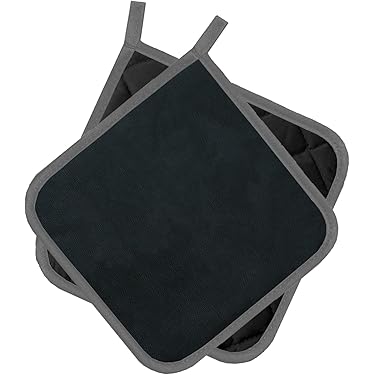 Presine In Silicione 2 Pezzi 18x18cm | Resistente Al Calore | Gancio Per Appendere - Beige