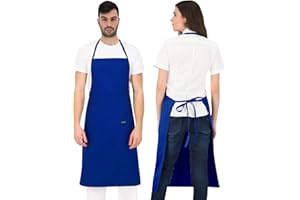 PALLTEX BORAGO Delantal Cocina Hombre Delantal Cocina Mujer Delantales de Cocina, Manualidades, Pintura, Hornear, EN ISO 13688