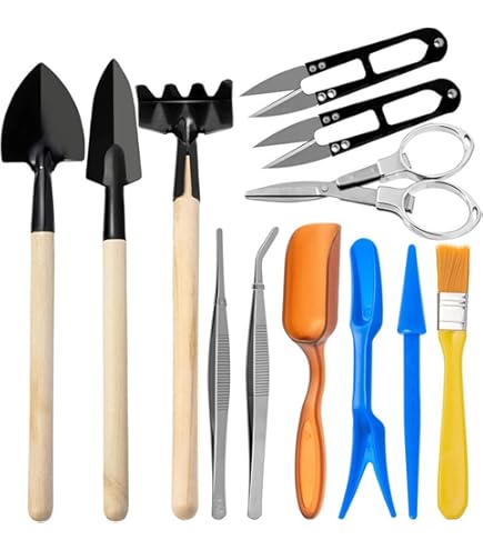 Set De 4 Pinces à Plantes En Inox – Pour Le Jardin, La Cuisine, Les Loisirs Créatifs !