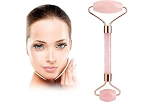 ‎SRUIDYLADY Gesichtsmassagegerät, Jade-Roller für Gesicht, Augen, Hals, Gesichtsschönheits-Roller, Hautpflege-Werkzeuge, Gesichtsroller Schönheitspflege, Massagegerät, Selbstpflege, Geschenk für Männer und Frauen