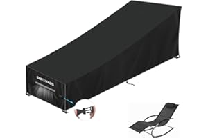 SIMPHAUS Funda Tumbona Exterior Funda para Tumbona Jardin Funda Exterior Impermeable Tumbonas Protector Exterior Tumbonas Fundas para Amacas de Exterior Anti-UV Tela Oxford 160x70x40/89cm