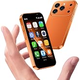 Mini Phone, Dual SIM Card Unlock 3G, 3.88 Inch HD Screen Face Recognition, Mini Phone for Kids Students Touchscreen Smartphon