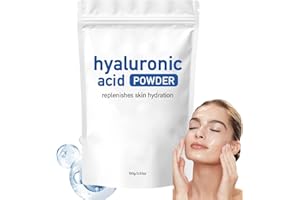 TONGYEND Hyaluronic Acid Powder, Hyaluronic Acid Serum for Face | Deep Hydration & Wrinkle Smoothing HA Powder | Cosmetic Grade Water-Soluble Formula | DIY Serum Booster for Plumping & Firming Skin | 100g