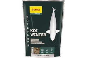 SERA Koi Professional Winter 2200 g - Nourriture spéciale pour carpes koï à des températures inférieures à 12 °C - Nourriture Professionnelle pour carpes koï