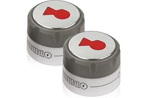 ArrogantF 91538 beleuchtete Kontrollknöpfe Ersatz für Weber Summit Grillknöpfe 400/600 Grills E-470, E-670, S-460, S-470, S-660, S-660, S-670, für Weber Grill Ersatzteile