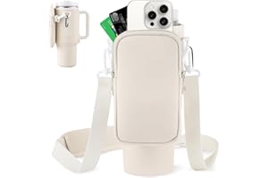 Magiho tasse pour Stanley Cup accessoires, compatible avec 40oz 30oz thermos Stanley Cup, accessoires stanley cup Porte - bouteille d'eau tote bag avec sangle réglable