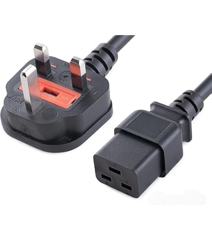 thumbnail image 2 of VOLEX C19 To C20 Power Cable – SJT, 14AWG, 16A/250V – Multiple Lengths Available 2 of 3
