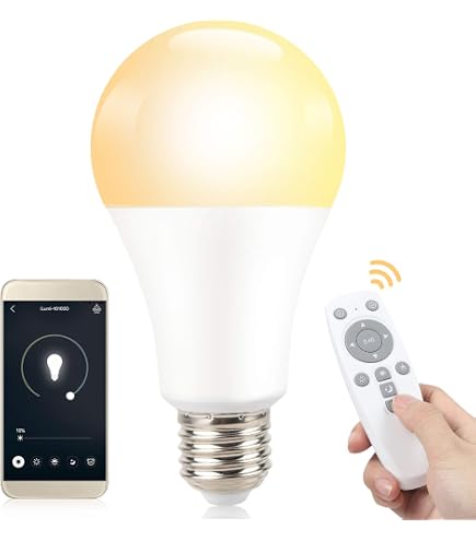 Ampoule LED E27 Intelligente GUKUTMXP - 15W Équivalent 150W | 16M De Couleurs | Contrôle Bluetooth Et Télécommande