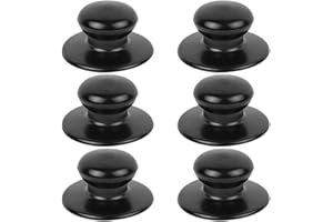 Danzix, 6 pomelli universali Coperchi Pentole Pomello Coperchio Pentola Pomelli Universali per Coperchi Pentole Ricambi Pomelli Coperchi Pentole Manopole per Coperchi Pentole Resistente al Calore