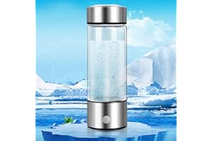 HONBQYCC Hydrogen Water Bottle 2025, Hydrogen Water Bottle Generator Echo Go Water Ionizer, Portable Ion Hydrogenated Water Machine Glass Cup, Improve Water in 3 Min for Home, Office, Travel