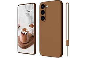 ElestBela Samsung Galaxy S23 Plus etui silikonowe, etui Hany-S23 Plus, ultra cienkie, z mikrofibry, odporne na zarysowania, etui ochronne, etui ochronne do Samsung Galaxy S23 Plus 6,6", brązowe