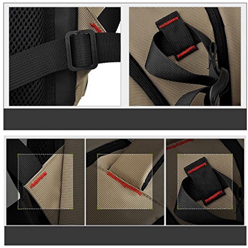 XSY Imperm  able Sac    Dos Photographe Reflex Cam  ra Sac Photo pour Canon Nikon Sony Pentax Arm  e Vert