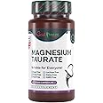 Natural Magnesium Taurate 500mg Premium Quality Ideal Strength 100 Vegan Capsules Highest Bioavailability