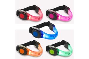 GATO-INTERNATIONAL GATO NEON I LED I Armband I Light I FÜR LÄUFER UND Fahrradfahrer I Unisex I Unisize I Sichtbarkeit I