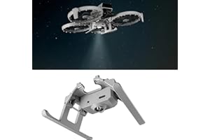 LICHIFIT Składane podwozie z migającymi światłami LED dla drona DJI FLIP, oświetlone przedłużone nogi, ostrzegające migające światło, uchwyt podnoszący wysokość, nocne światła, podpórka, zwiększenie