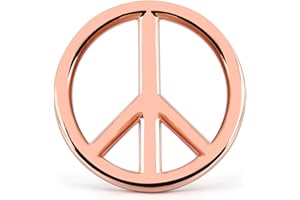 NIUMOWANG Adesivo per Auto,Motivo Simbolo Pace,pace ucraina,adesivo per auto personalità segno di pace accessori,5×5cm. (Nero)(D'oro)