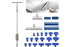 Luqixcey Car Dent Puller with T Bar,Car Dent Remover for Car Dent Repair,Car Dent Removal Kit for Metal Surface Dent Removal,Dent Remover Tool for Car