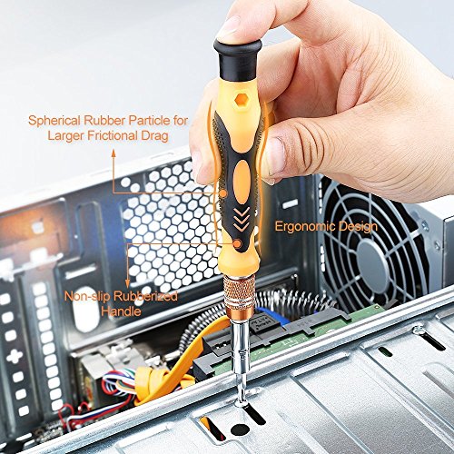 Schraubendreher Set,NIUTOP 58 in 1 Magnetische Schraubenzieher Set mit 54 Bits für Elektronische Kleingeräte Handy, Tablet, PC, Macbook, Uhr etc - 7