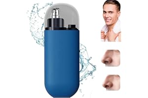 JINJIAR Portable Nose Hair Trimmer,Nose Hair Trimmer for Men,Ear and Nose Hair Trimmer for Men,Painless Nasal Hair Trimmer,Rechargeable Ear Trimmer,Ear Hair Trimmers for Men Women,Mens Facial Hair Trimmer