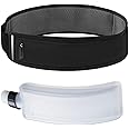 Running Belt Hydration with Bottles, Fanny Pack Water Bottle Holder, Zipper Waist Pouch Fits Most phones, Polyester Fiber, Zerobounce Design for Cycling Climbing Marathon (Watter Bottle Included)